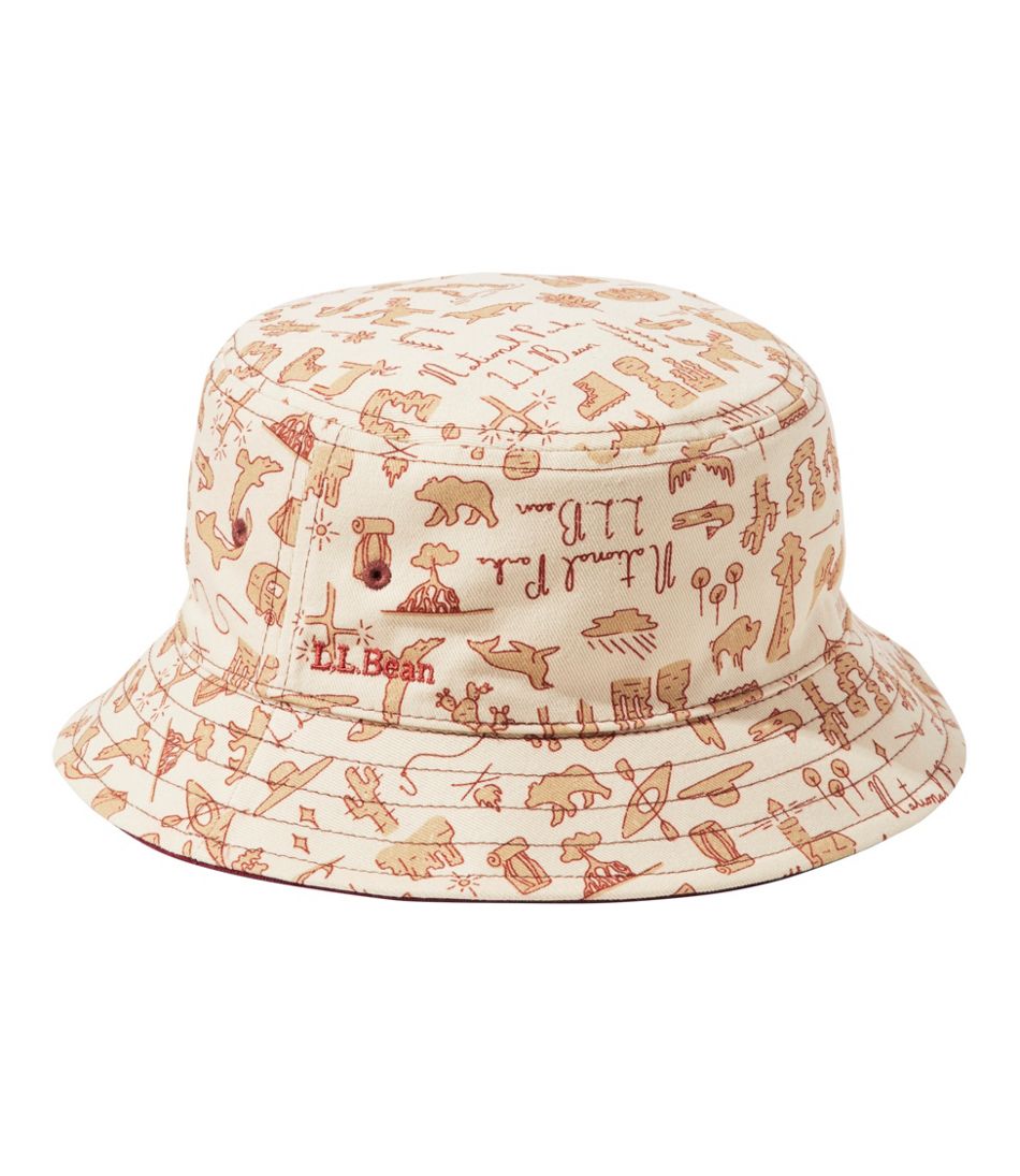 Kids' Bean's Reversible Cotton Bucket Hat | L.L.Bean Best Seller