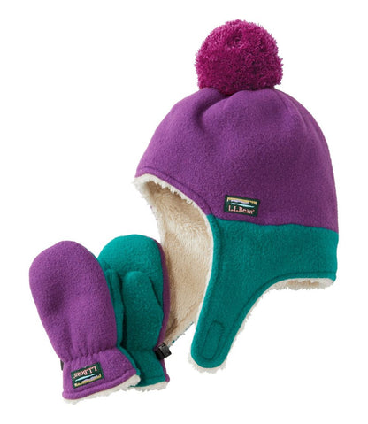 Infants' and Toddlers' Mountain Classic Fleece Hat and Mitten Set | L.L.Bean Latest