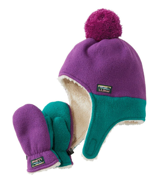 Infants' and Toddlers' Mountain Classic Fleece Hat and Mitten Set | L.L.Bean Latest