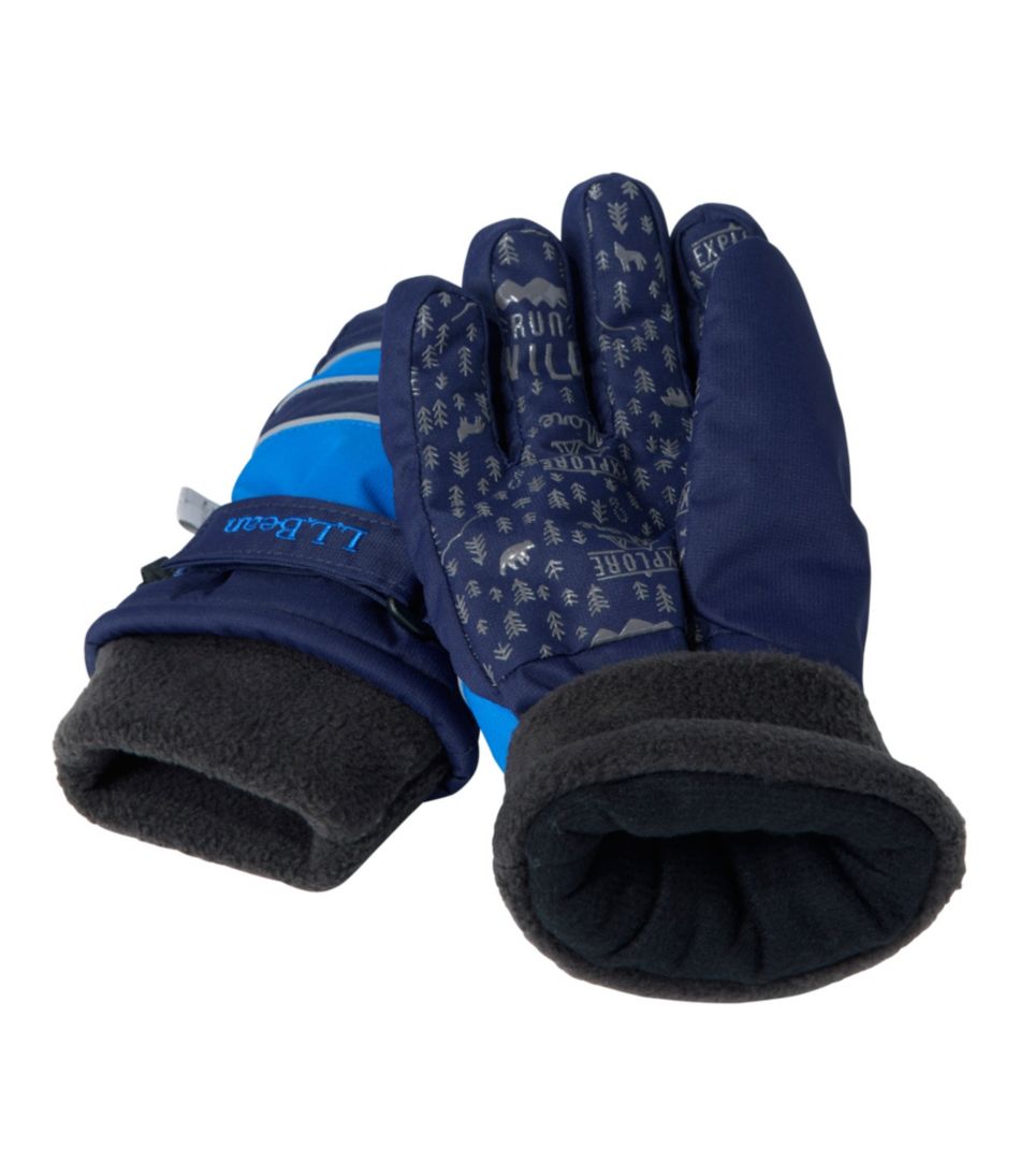 Kids' Wintry Mix Waterproof Gloves | L.L.Bean Classic