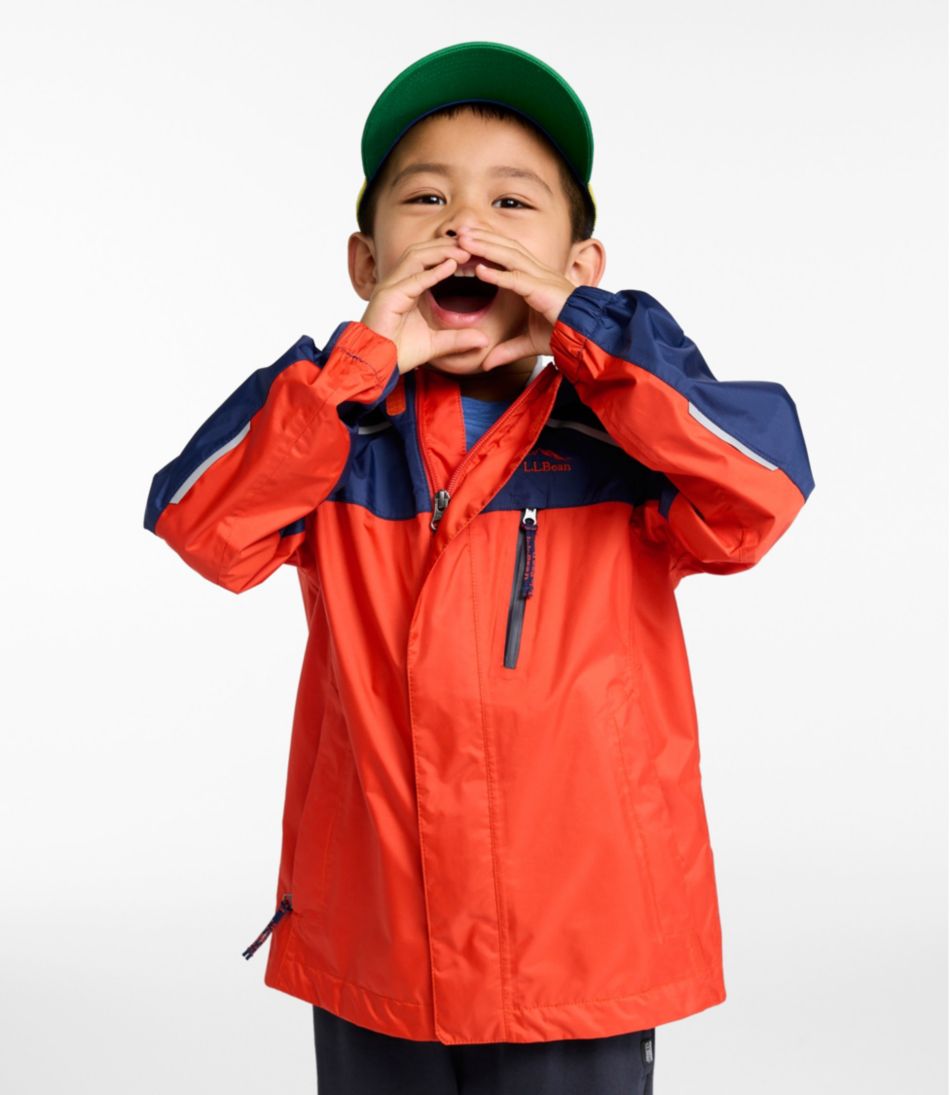 Kids' Trail Model Rain Jacket, Colorblock | L.L.Bean Best Seller