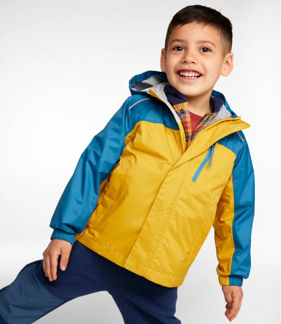 Kids' Trail Model Rain Jacket, Colorblock | L.L.Bean Best Seller