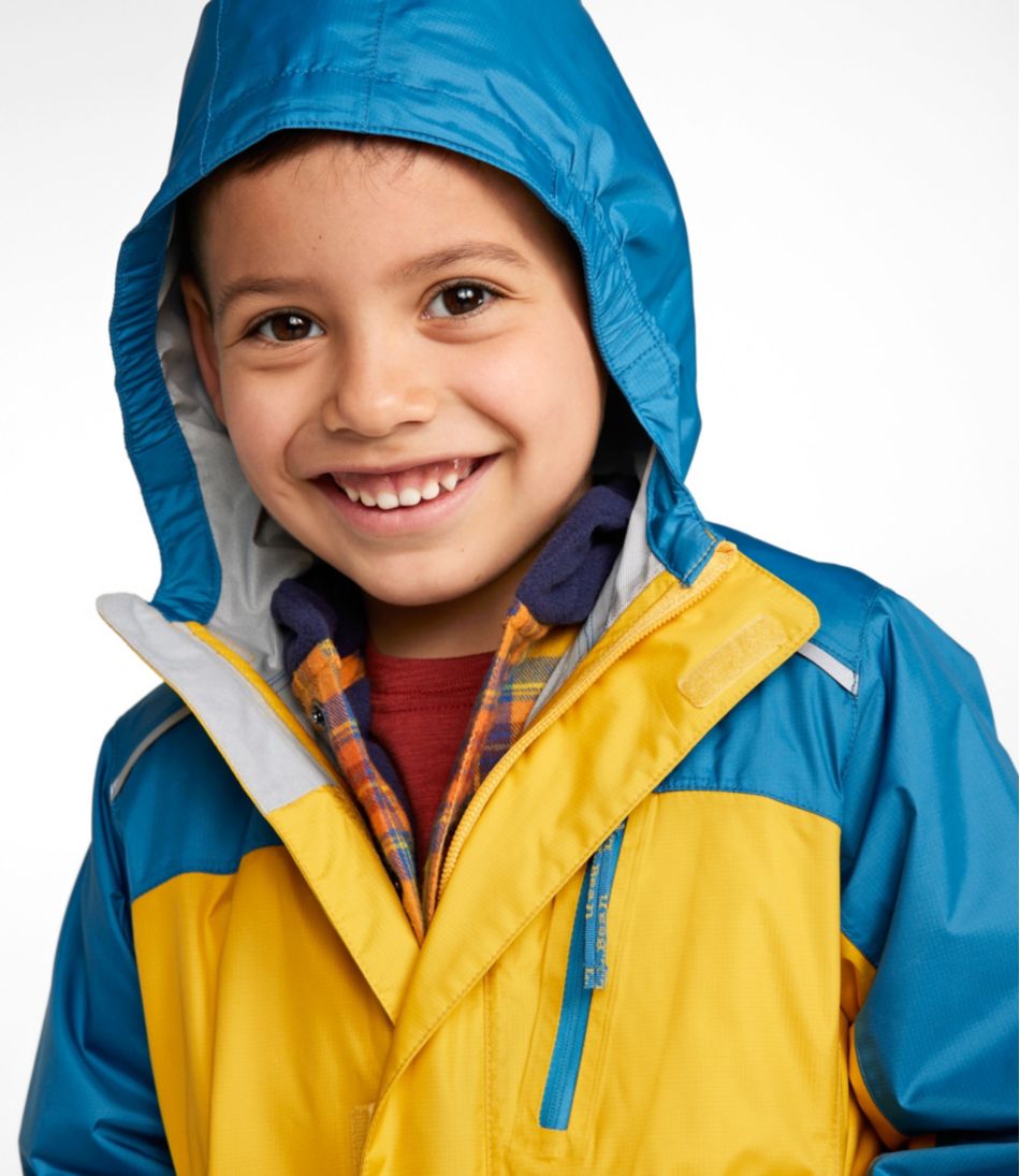 Kids' Trail Model Rain Jacket, Colorblock | L.L.Bean Best Seller