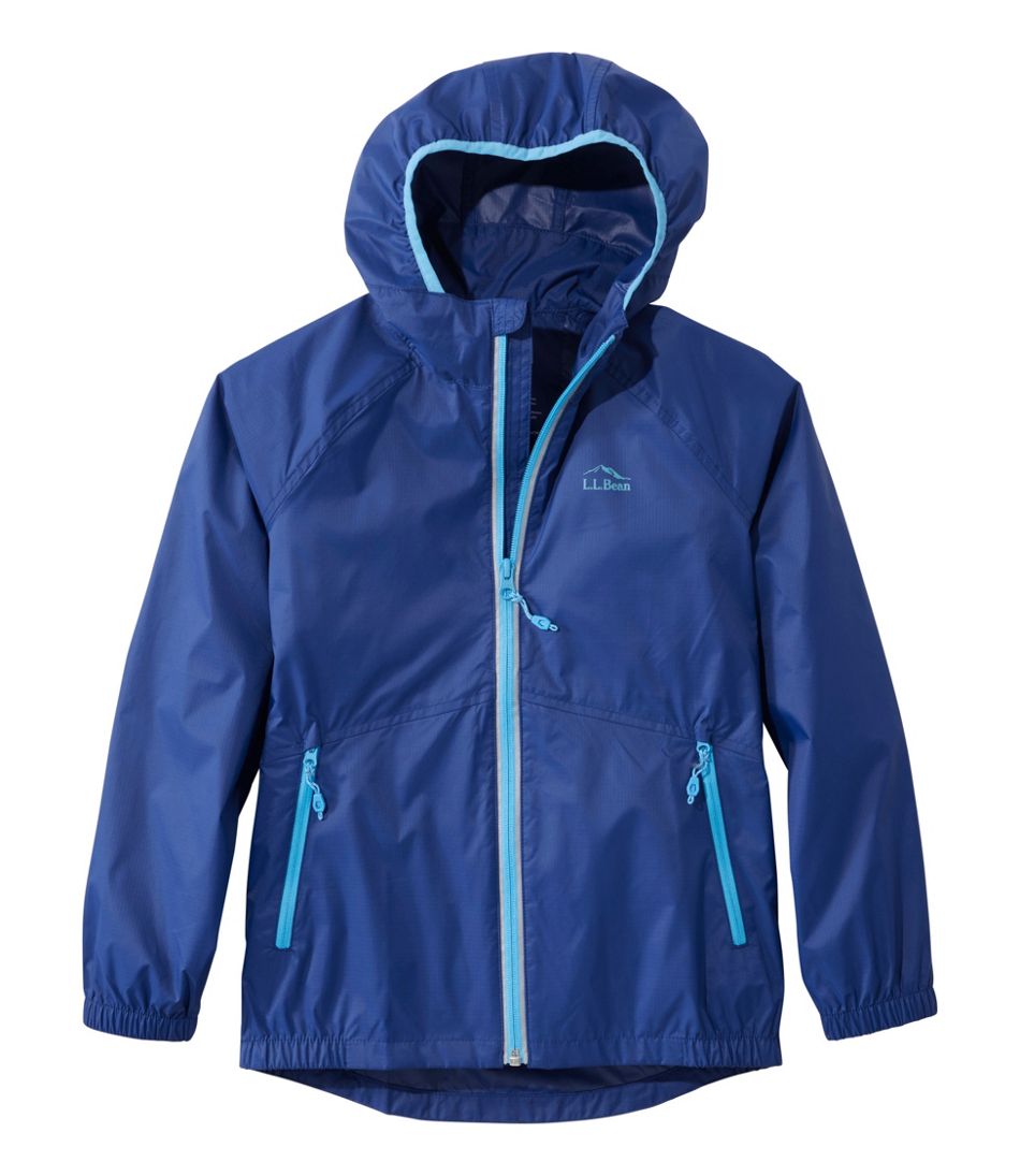 Kids' Wind and Rain Jacket, Reflective Zipper | L.L.Bean Exclusive