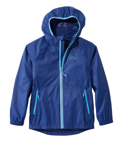 Kids' Wind and Rain Jacket, Reflective Zipper | L.L.Bean Exclusive