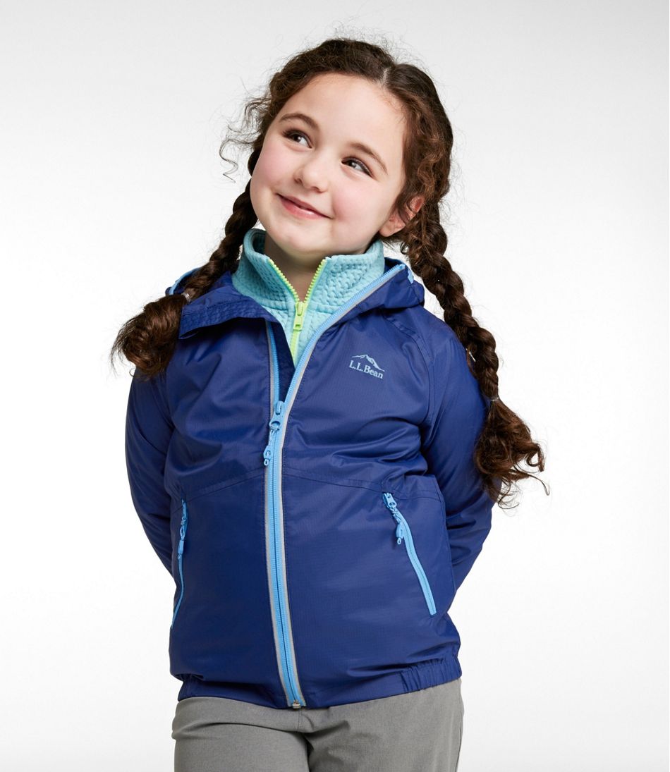 Kids' Wind and Rain Jacket, Reflective Zipper | L.L.Bean Exclusive