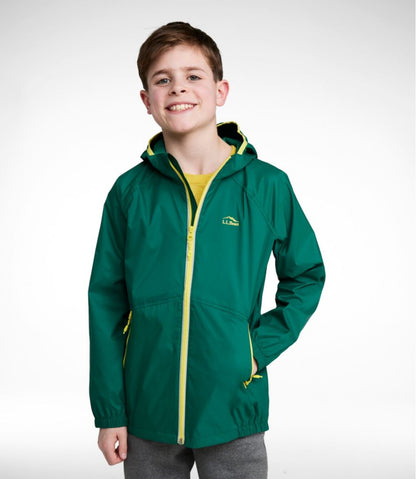 Kids' Wind and Rain Jacket, Reflective Zipper | L.L.Bean Exclusive