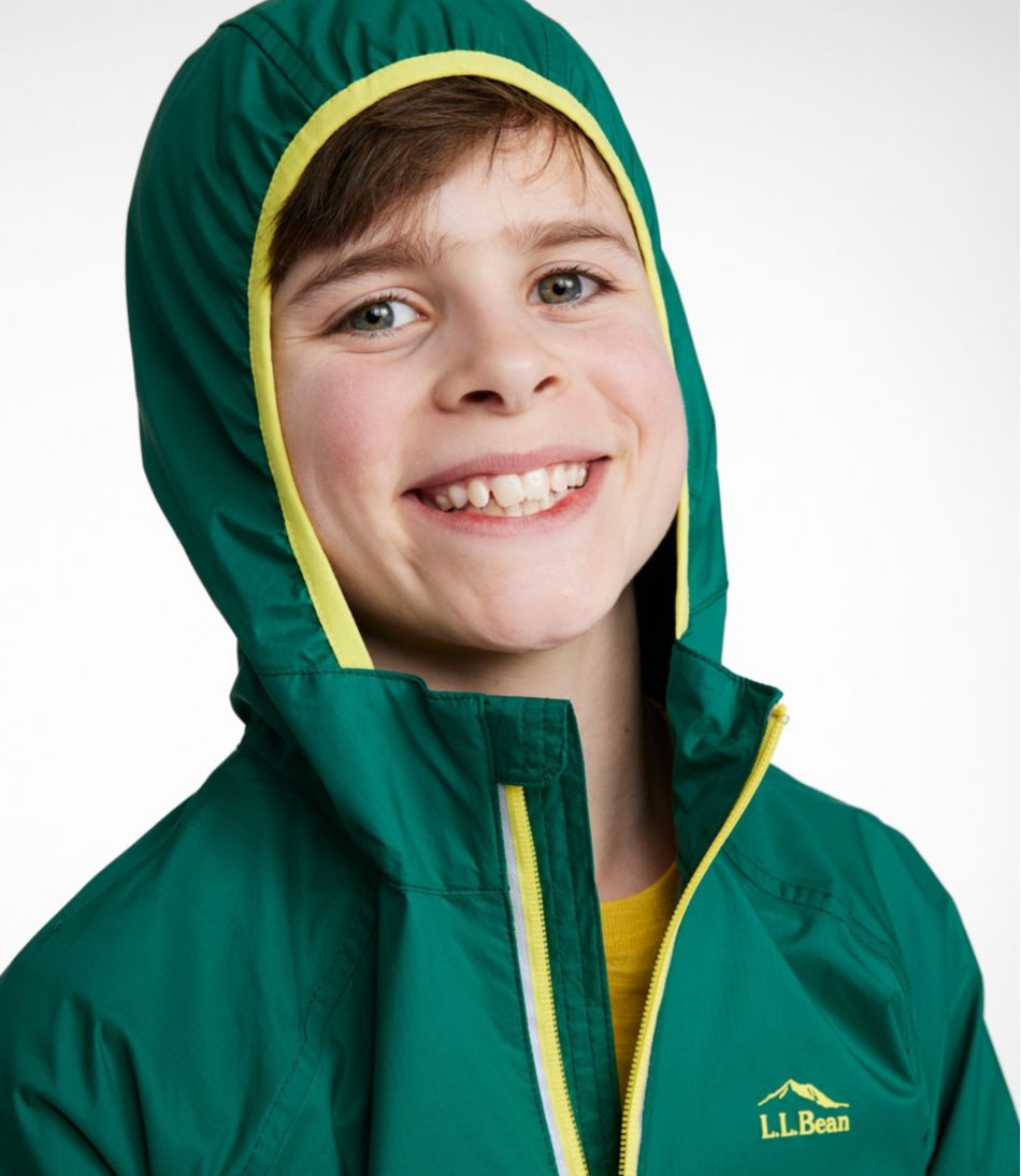 Kids' Wind and Rain Jacket, Reflective Zipper | L.L.Bean Exclusive