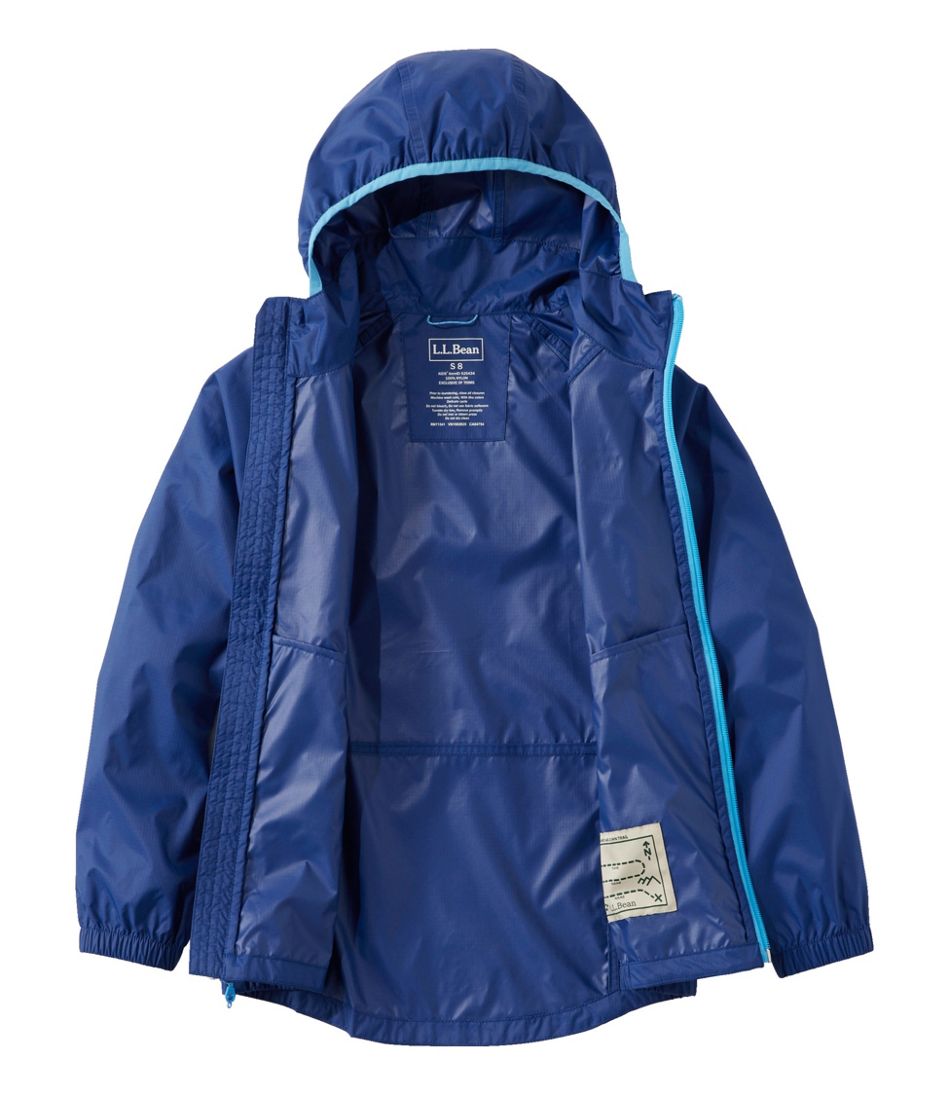 Kids' Wind and Rain Jacket, Reflective Zipper | L.L.Bean Exclusive