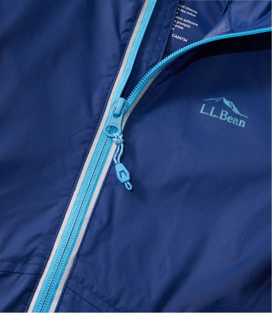 Kids' Wind and Rain Jacket, Reflective Zipper | L.L.Bean Exclusive