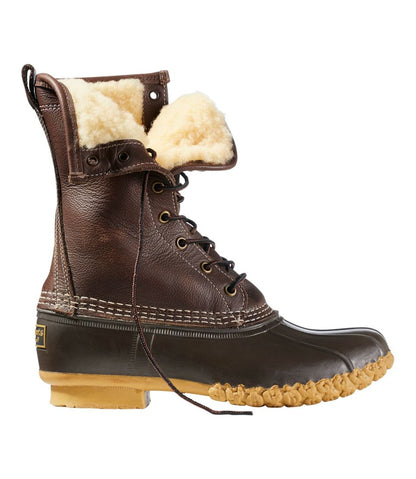 Women's Shearling Lined Bean Boots, 10 Inch | L.L.Bean Recommended