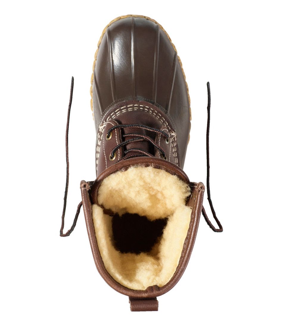 Women's Shearling Lined Bean Boots, 10 Inch | L.L.Bean Recommended