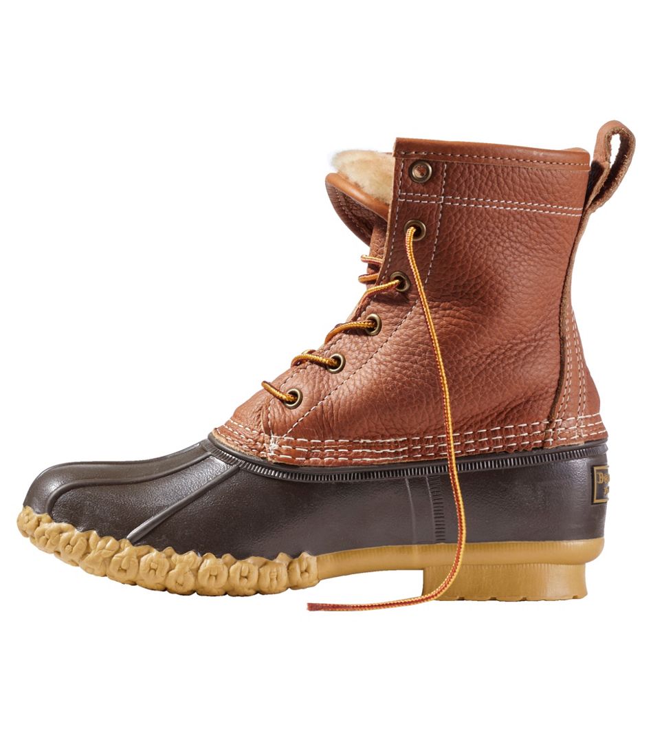 Women's Bean Boots, 8" Shearling-Lined Insulated | L.L.Bean Classic