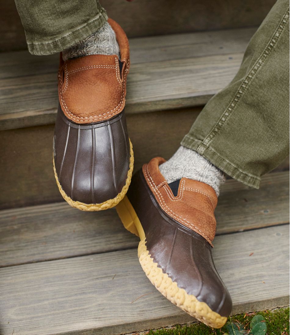 Men's Bean Boots, Slip-On Rubber Mocs | L.L.Bean Value