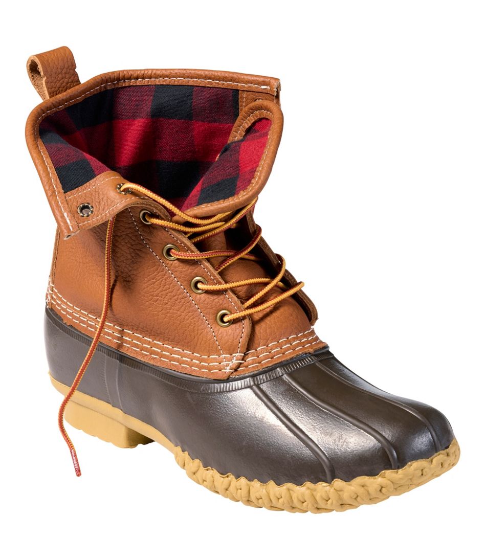 Men's Bean Boots 8", Flannel-Lined Insulated | L.L.Bean Best Seller