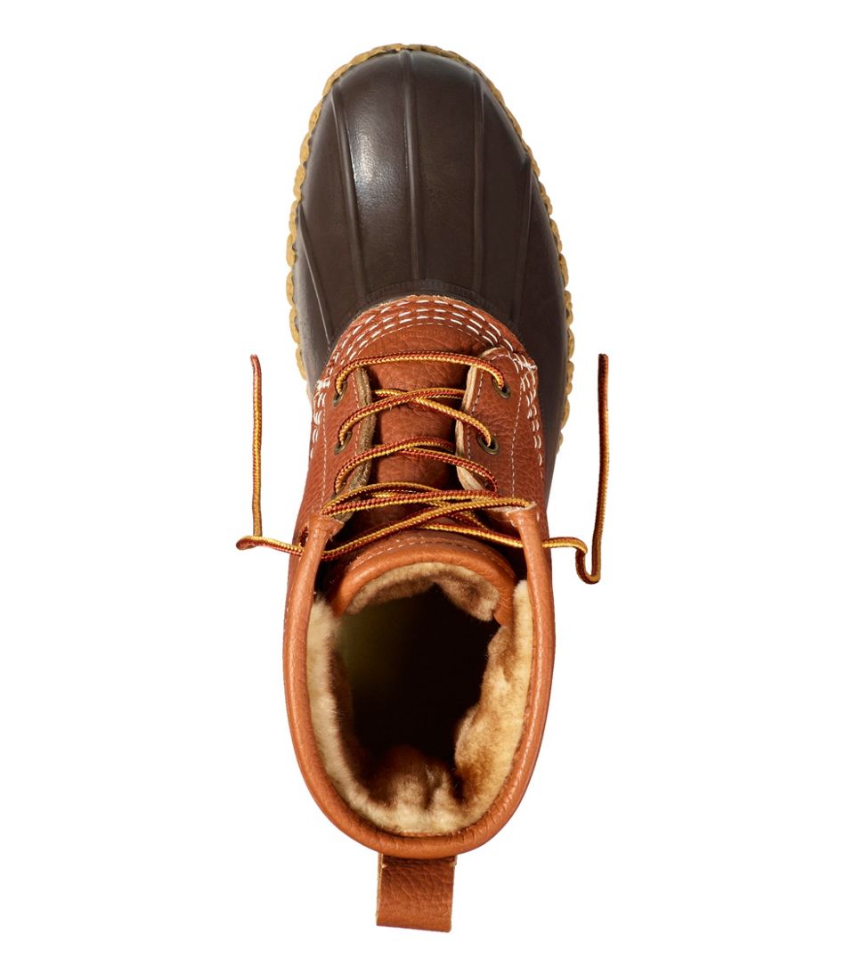 Men's Bean Boots, 8" Shearling-Lined Insulated | L.L.Bean Exclusive