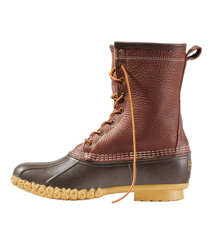 Men's Bean Boots, 10" Shearling-Lined Tumbled Leather | L.L.Bean Classic