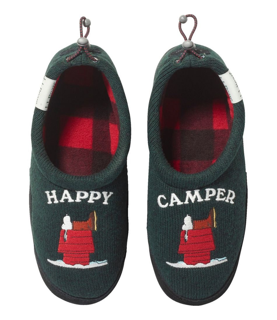 Kids' L.L.Bean X Peanuts Sweater Fleece Slippers | L.L.Bean Best Seller