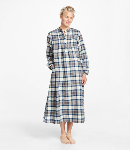 Women's Scotch Plaid Flannel Nightgown | L.L.Bean Recommended