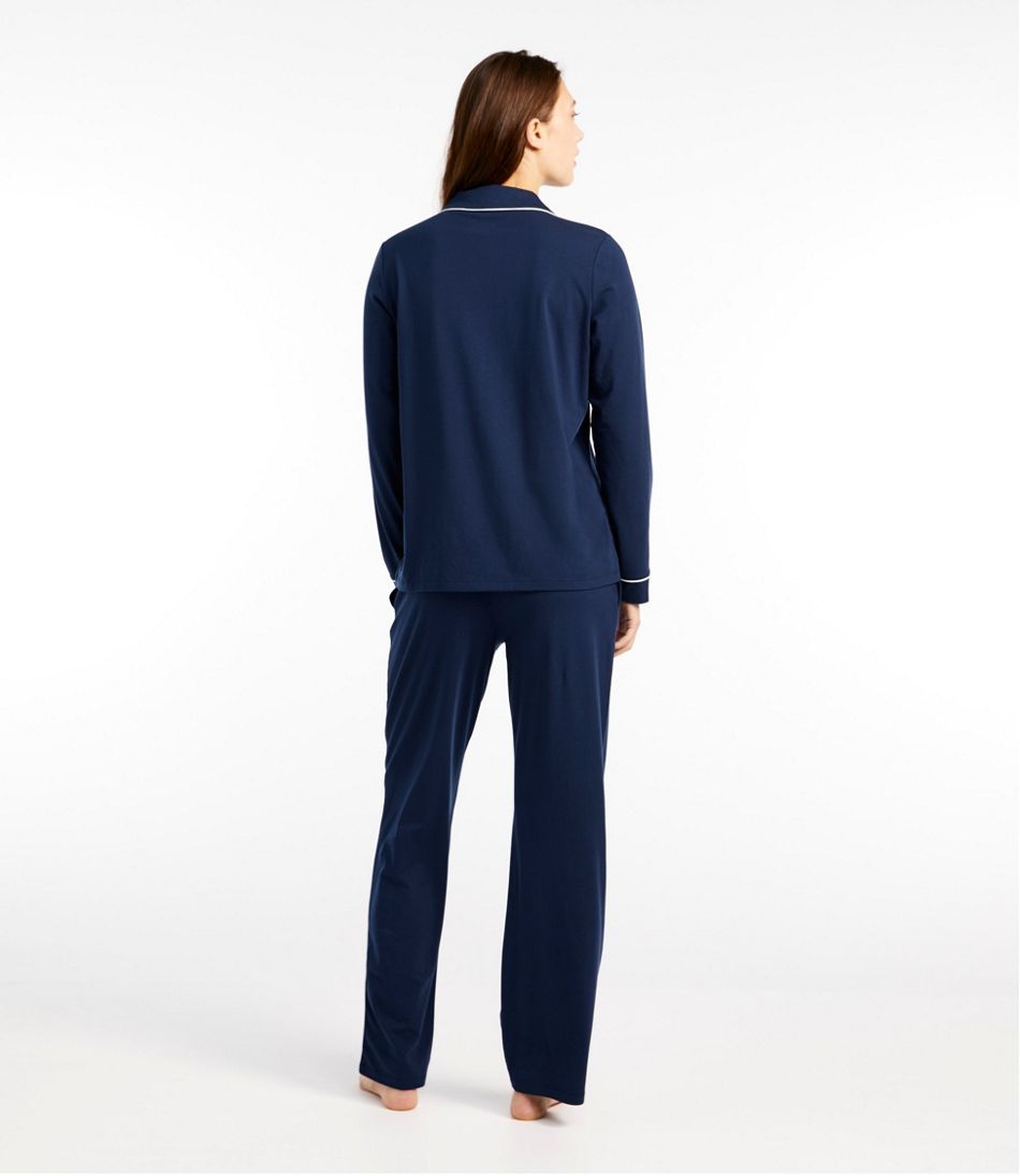 Women's Super-Soft Shrink-Free Pajama Set, Button-Front | L.L.Bean Exclusive