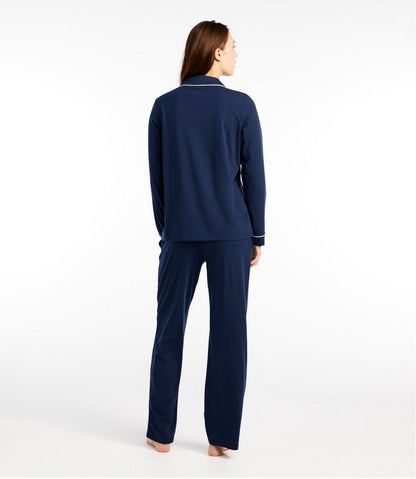 Women's Super-Soft Shrink-Free Pajama Set, Button-Front | L.L.Bean Exclusive