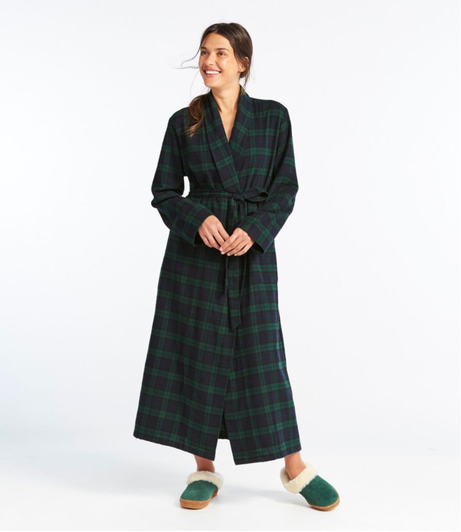 Women's Scotch Plaid Flannel Robe | L.L.Bean Great Value