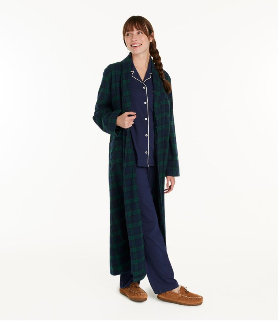 Women's Scotch Plaid Flannel Robe | L.L.Bean Great Value