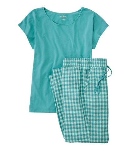 Women's Bean's Seacoast Seersucker Pajama Pant Set | L.L.Bean Classic