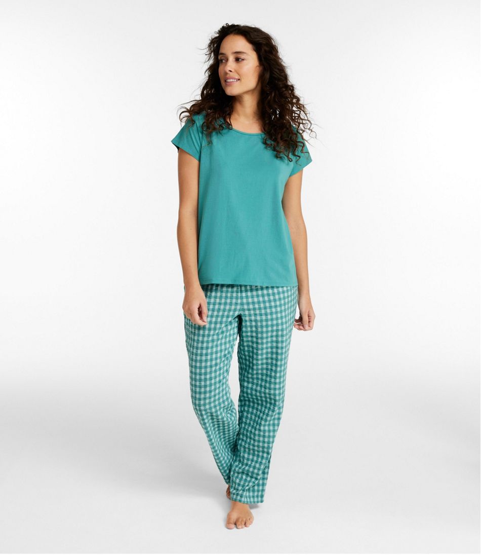 Women's Bean's Seacoast Seersucker Pajama Pant Set | L.L.Bean Classic