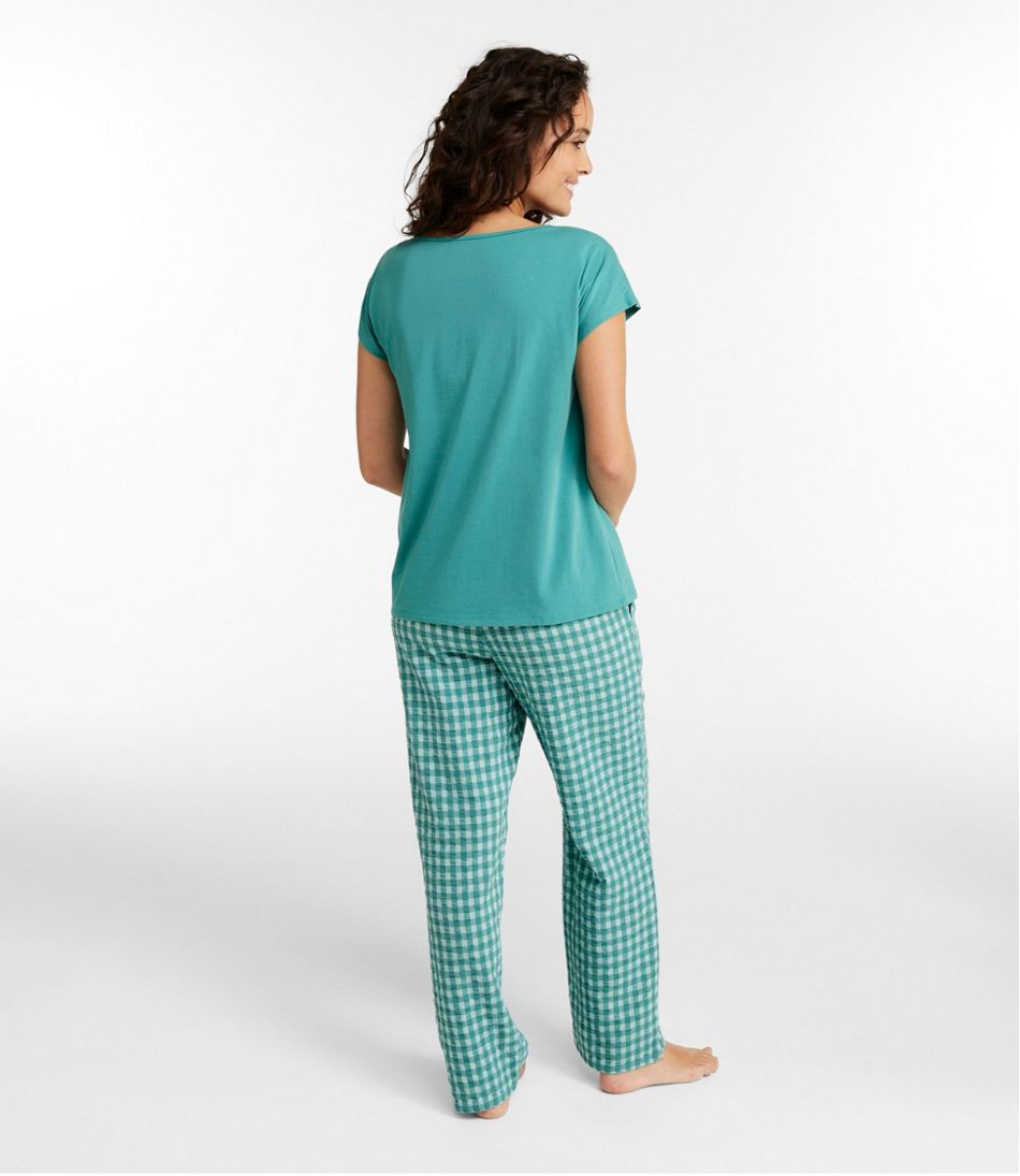 Women's Bean's Seacoast Seersucker Pajama Pant Set | L.L.Bean Classic