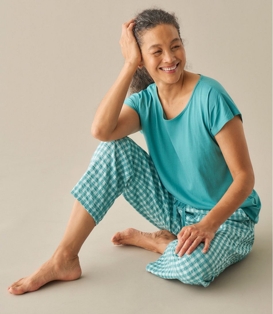 Women's Bean's Seacoast Seersucker Pajama Pant Set | L.L.Bean Classic