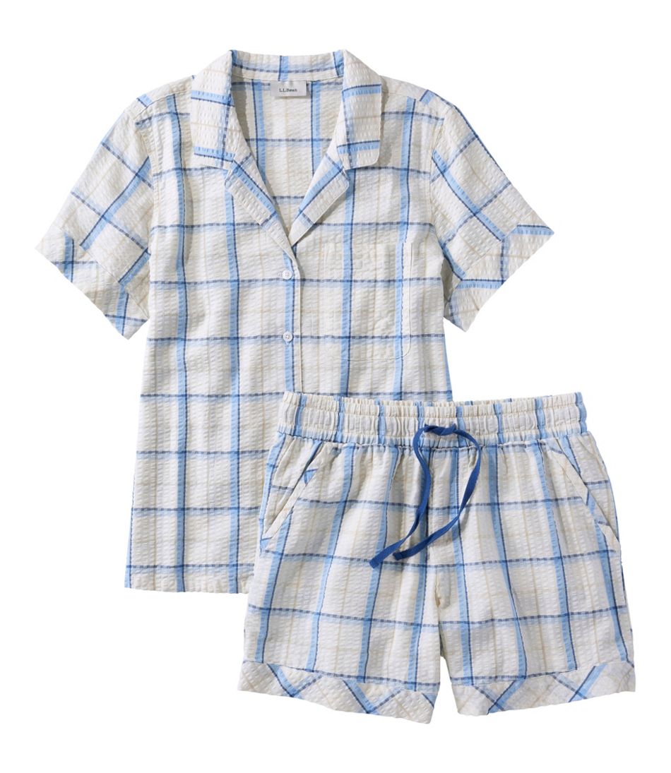 Women's Bean's Seacoast Seersucker Short Set | L.L.Bean Essential