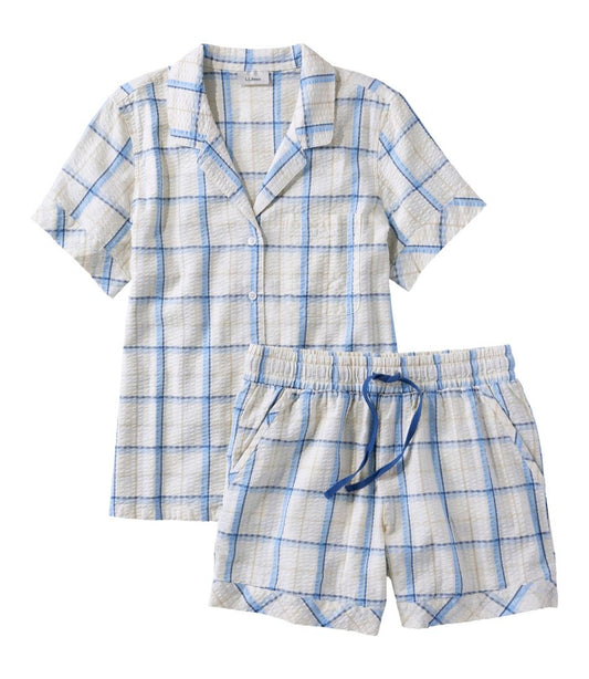 Women's Bean's Seacoast Seersucker Short Set | L.L.Bean Essential
