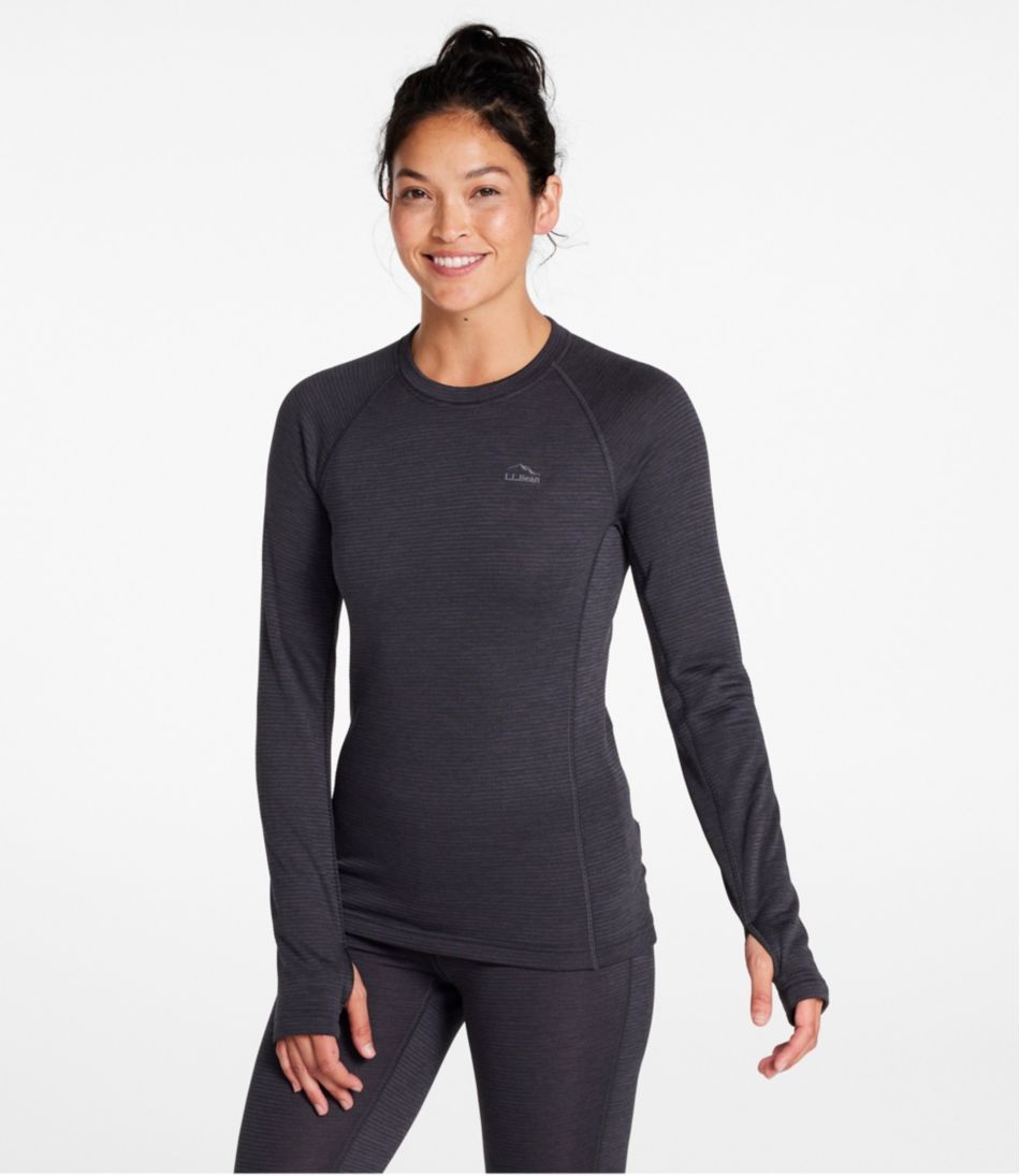 Women's L.L.Bean Midweight Base Layer Crew Top | L.L.Bean Great Value
