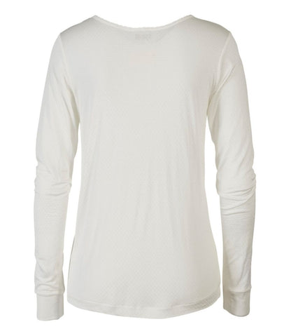 Women's Silk Pointelle, Long-Sleeve Scoopneck | L.L.Bean Trending