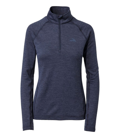 Women's L.L.Bean Midweight Base Layer Crew Top, 1/4 Zip | L.L.Bean Essential