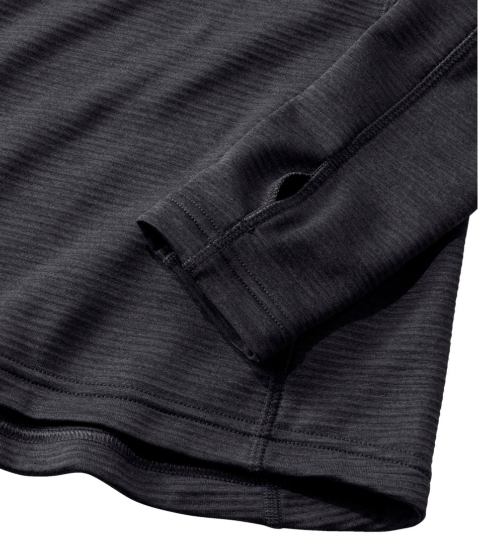 Women's L.L.Bean Midweight Base Layer Crew Top, 1/4 Zip | L.L.Bean Essential
