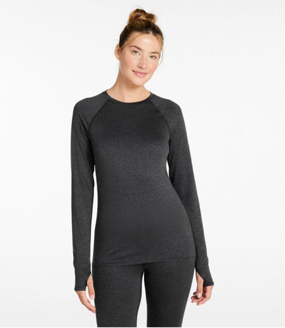Women's L.L.Bean Simple Soft Base Layer, Crew | L.L.Bean Everyday