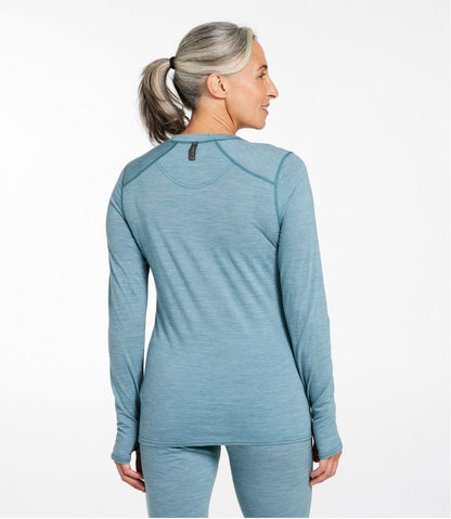 Women's Cresta Ultralight 150 Crew Top, Stripe | L.L.Bean Exclusive