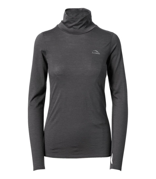 Women's Cresta Wool Ultralight 150 Turtleneck | L.L.Bean Classic