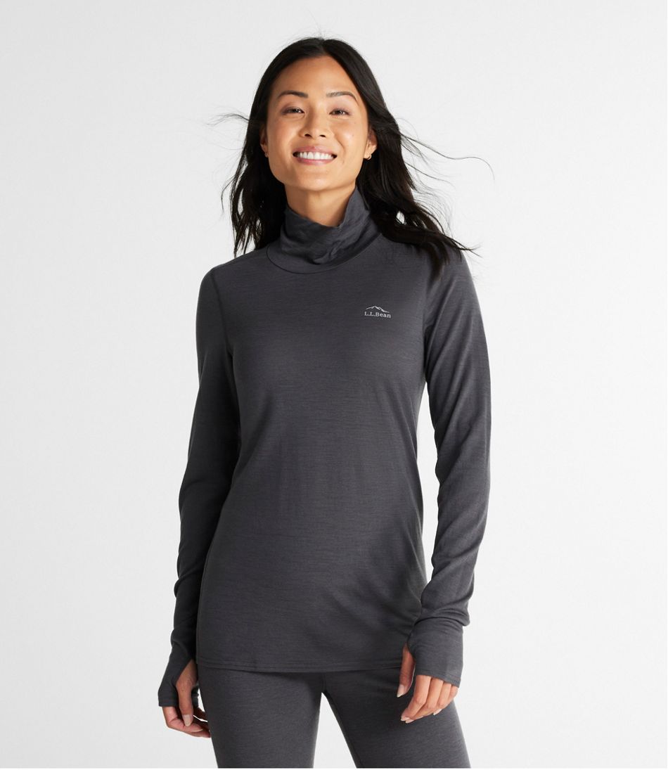 Women's Cresta Wool Ultralight 150 Turtleneck | L.L.Bean Classic