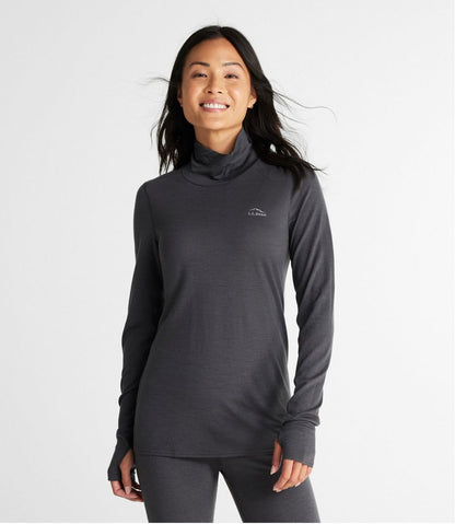 Women's Cresta Wool Ultralight 150 Turtleneck | L.L.Bean Classic
