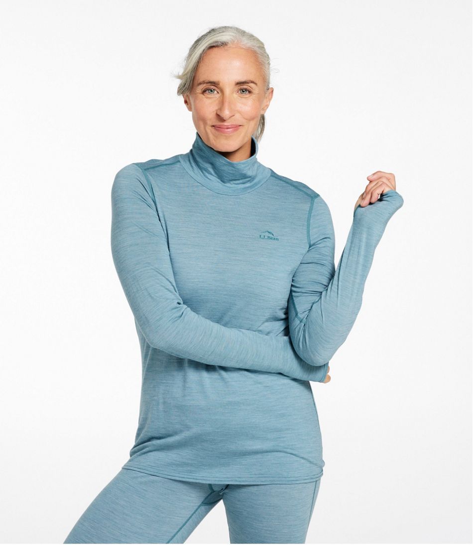 Women's Cresta Ultralight 150 Turtleneck, Stripe | L.L.Bean Value