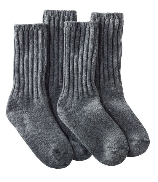 Adults' Merino Wool Ragg Socks, 10" 2-Pack | L.L.Bean Popular