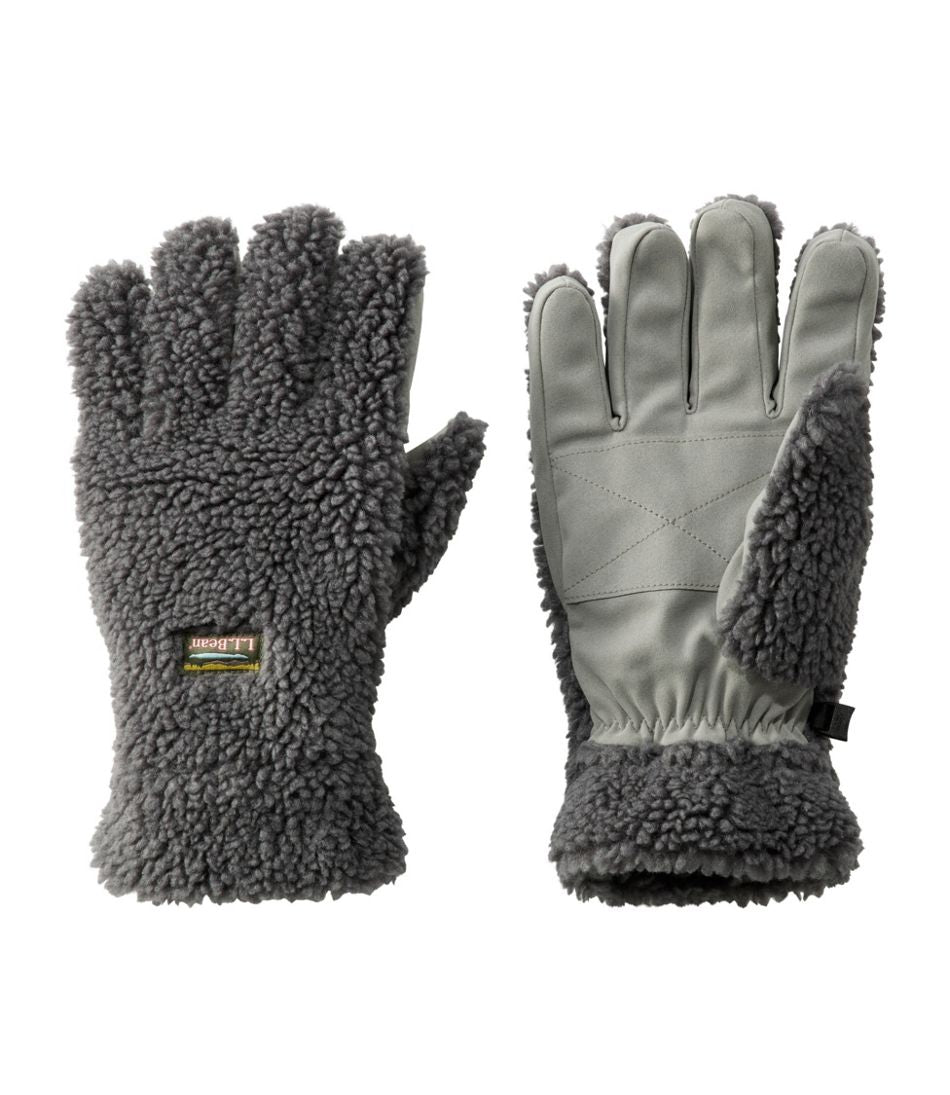 Adults' Mountain Pile Fleece Gloves | L.L.Bean Exclusive