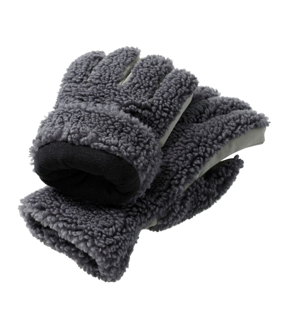 Adults' Mountain Pile Fleece Gloves | L.L.Bean Exclusive