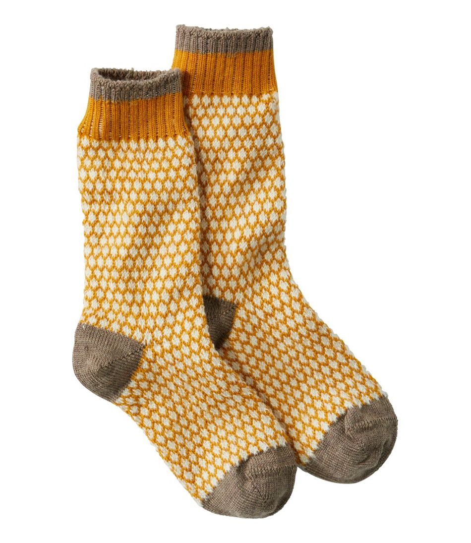 Adults' Smartwool Everyday Popcorn Polka Dot Crew Socks | L.L.Bean Signature