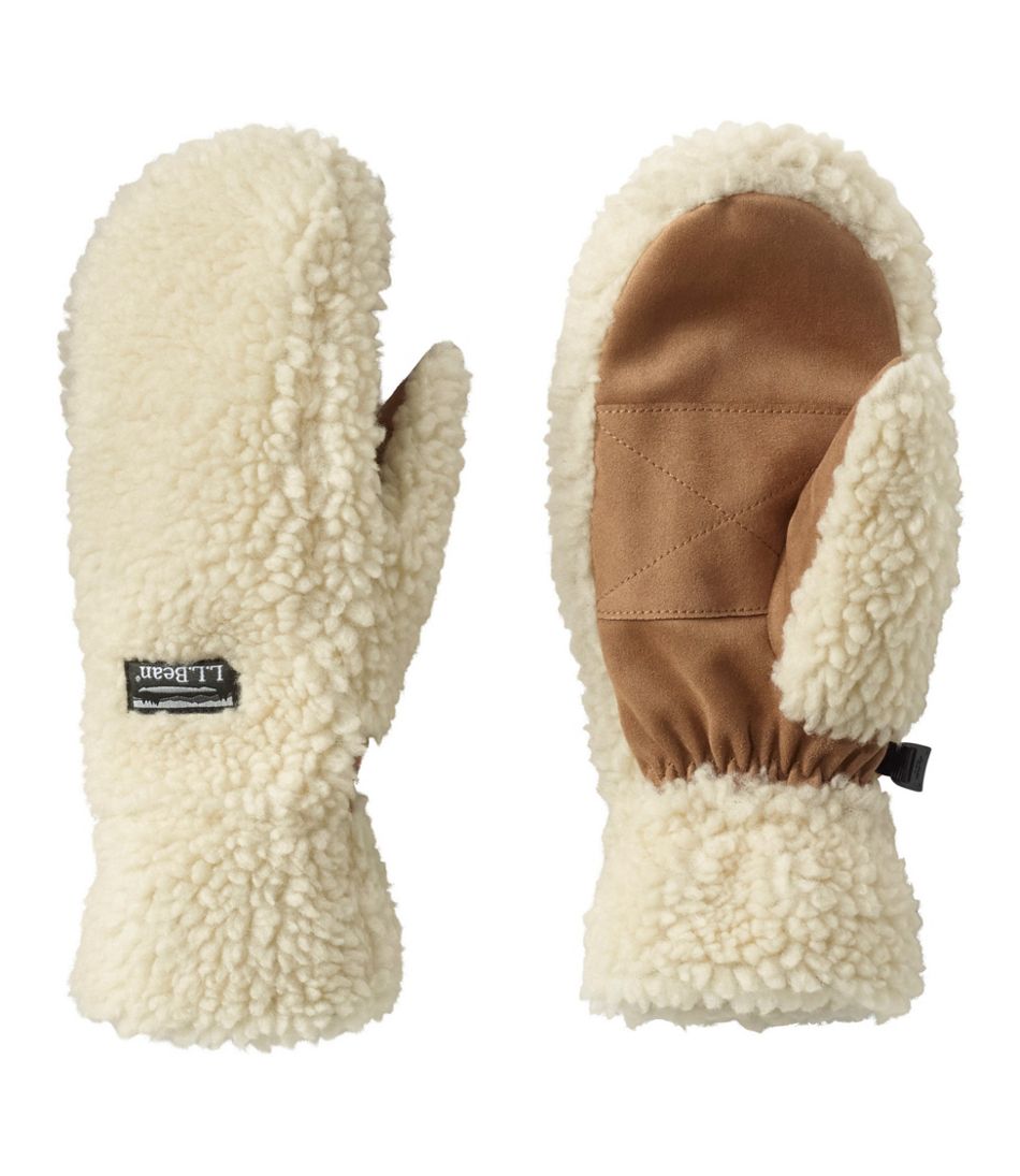 Women's Mountain Pile Fleece Mittens | L.L.Bean Exclusive