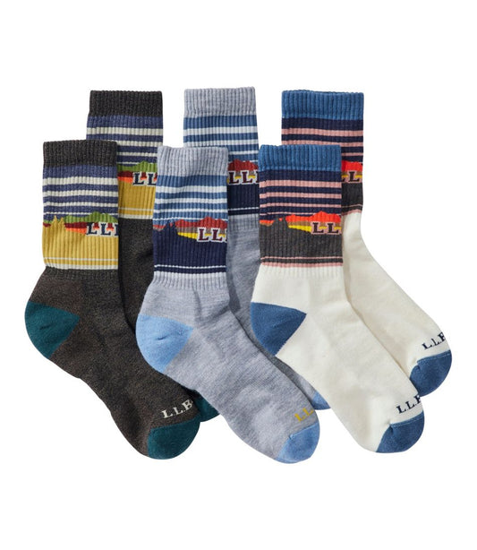 Adults' Katahdin Hiker Socks Gift Set, 3-Pack | L.L.Bean Exclusive