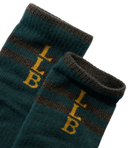 Adults' Katahdin Over the Calf Hiker Socks, Mountain Stripe | L.L.Bean Great Value